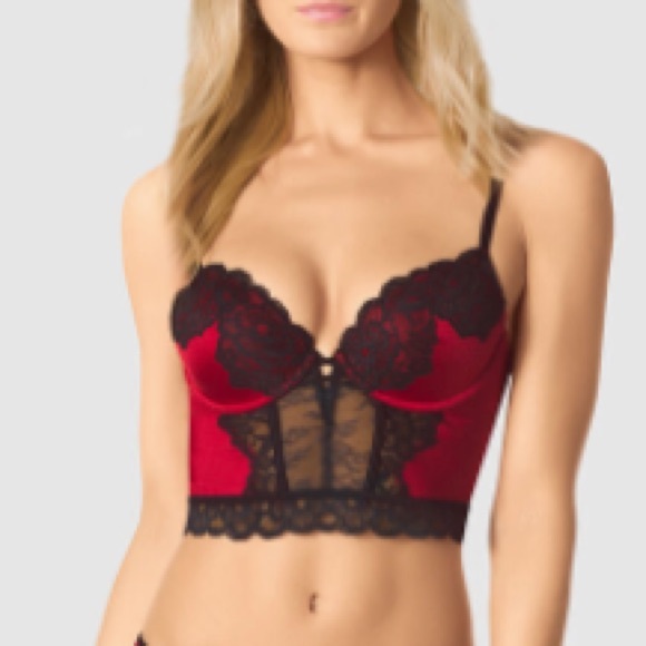 La SENZA Other - 💜2/40$💜✨NWOT✨red bra top